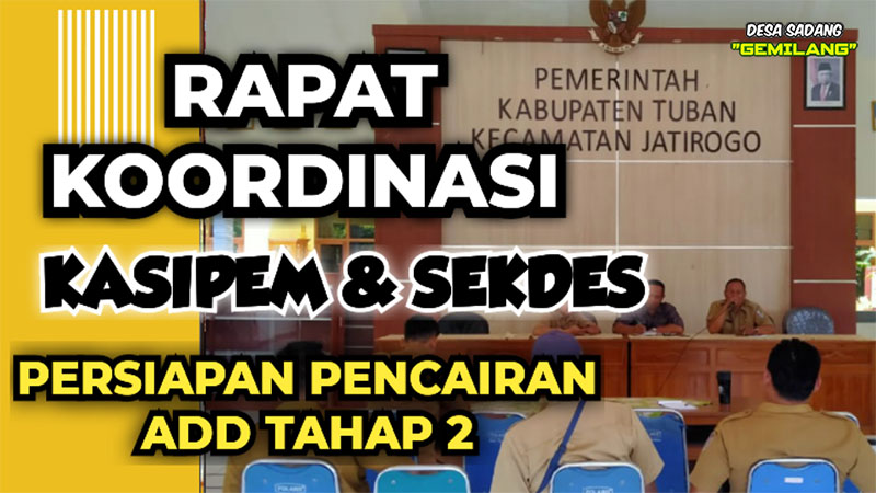 RAPAT KOORDINASI PERSIAPAN PENGAJUAN ADD TAHAP 2 TAHUN 2023